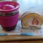 リュ・ド・ソレイユ - 豊北いちごのロールケーキ♪