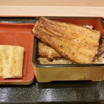 Honkaku Unagi Unashima - うな玉重特　3,410円(税込)　※玉子焼きを、脇に避けて、いただきます