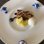リストランテ プレーゴ - コーヒー味のなんてこったパンナコッタ。美味いっす。