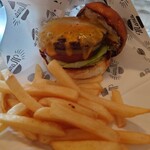Burger Mania - クアトロチーズバーガー　グリルオニオントッピング