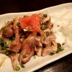 磯焼き 庄八 - 地鶏のタタキ