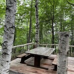 カフェ・ド・ラ ぺ - テラス席