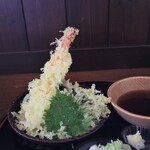 仁王門屋 むらまつ - 大海老と各種野菜の天ぷら