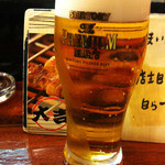 やきとり大吉 - 生（プレミアムモルツ）