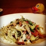 イオラシック - 2013/09/01
      夏野菜のスパゲティ バジル風味
      〜村長さん作