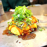 電光石火 ekie広島店 - 鉄板をリクエストしましたが、お皿で提供して頂くこともできます(o^^o)