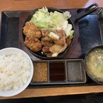 からやま - からやま焼の二種盛り定食（ねぎ塩）