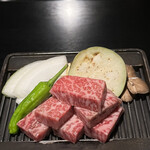 居酒屋 磚瓦橫丁 - おひとり様ステーキ　2180円