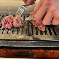 りきちゃん 祇園店 - フォークで割けるヘレ肉