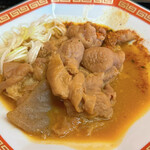 安西食堂 - もつ煮（小）