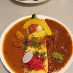 RAD CURRY タンドール料理とフレンチカレー - Cセット カレー2種『広島産カキ』と『仔羊とバジル』