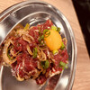 大衆焼肉酒場 新宿ホルモン - 幻のユッケ@1,155