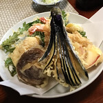 蕎麦 阿き津 - 2️⃣天せいろの天ぷら
