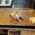 Tsukiji Sushichou - いわし165円✕2
