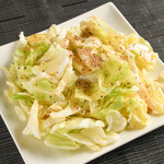 cabbage with salt sauce