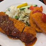 船場かつら亭 - まぐろステーキカツとハムカツ