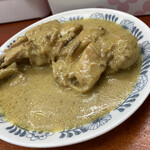 アジアカレーハウス - やはりデカいチキン。