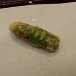 京都祇園 天ぷら八坂圓堂 - えんどう豆のコロッケ