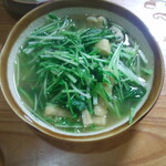 みきや - 2012/12/22 水菜とお揚げの炊いたん