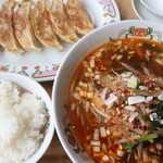 餃子の王将 - 台湾ラーメンフェアセットＢ＋餃子３個