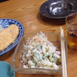 みきや - 2015/10/09 たらこオムレツ、マカロニサラダ