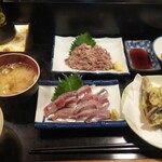 香海 - いわし定食と、いわしなめろう(1300円＋たしか700円か800円)