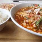 餃子の王将 - 台湾ラーメンフェアセットＢ＋餃子３個