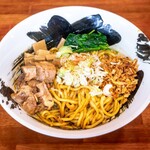 拉麺 しな竹 - にぼしのまぜそば