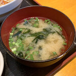 Oshokujidokoro Itarutei - ◆ 味噌汁
                        味噌汁が美味しい定食は、テンション上がる！