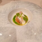 Pluie dete - 4.お魚を低温調理しアンチョビも入ったソースと共に