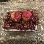 ベンガルタイガー - 海老クエパイティーサラダ(周りのドライフラワーは飾り)