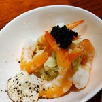 灼味噌らーめん 八堂八 - ポテサラエビ 550円