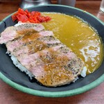 新田毎 - 今回オーダーのステーキカレー