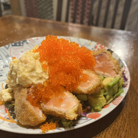 Seafood bar Ermitage 代々木店 - タルタルソースといくら、とびっこをかけて