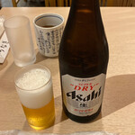 満寿家 - ビール(中瓶)