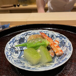 日本料理 研野 - “炊き合わせ” だし汁を餡にしたら具材一つ一つの味わいが深まります。ビジュアル的にも一層美味しさを感じます。