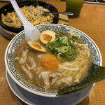 丸源ラーメン 日進店 - 味玉肉そば