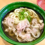 無添くら寿司 - 牛さしトロうどん