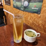 鶏Dining Bird Place - ジャスミン茶､スープ