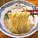 らーめん琴海 - 麺　2023.6.27