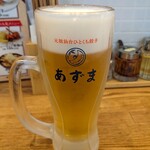 元祖仙台ひとくち餃子 あずま - ビール