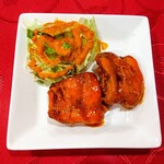 インドレストラン ニューカリカ - おつまみセットのチキンティッカ2P