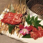 西中州焼肉 きらく - 和牛ハラミと和牛サガリ