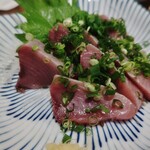 居酒屋やま都 - かつおの刺身