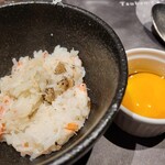 燕三条イタリアンBit - ズワイガニとトリュフのTKG