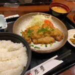 Niyu To Kiyoshouya - 今回オーダーの豚の唐揚げ定食