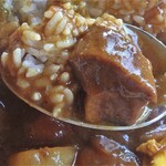 カフェ ブリーガーデン - ゴロンとした肉