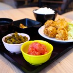 博多めんたい やまや食堂 - うまだし唐揚げ定食