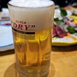 角天 - 私はひたすらビールを飲み続けました(笑) 何杯目？