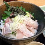 紗羅餐 - 日替わりご飯〜ハマチの炙り丼（陽がわり飯セット）